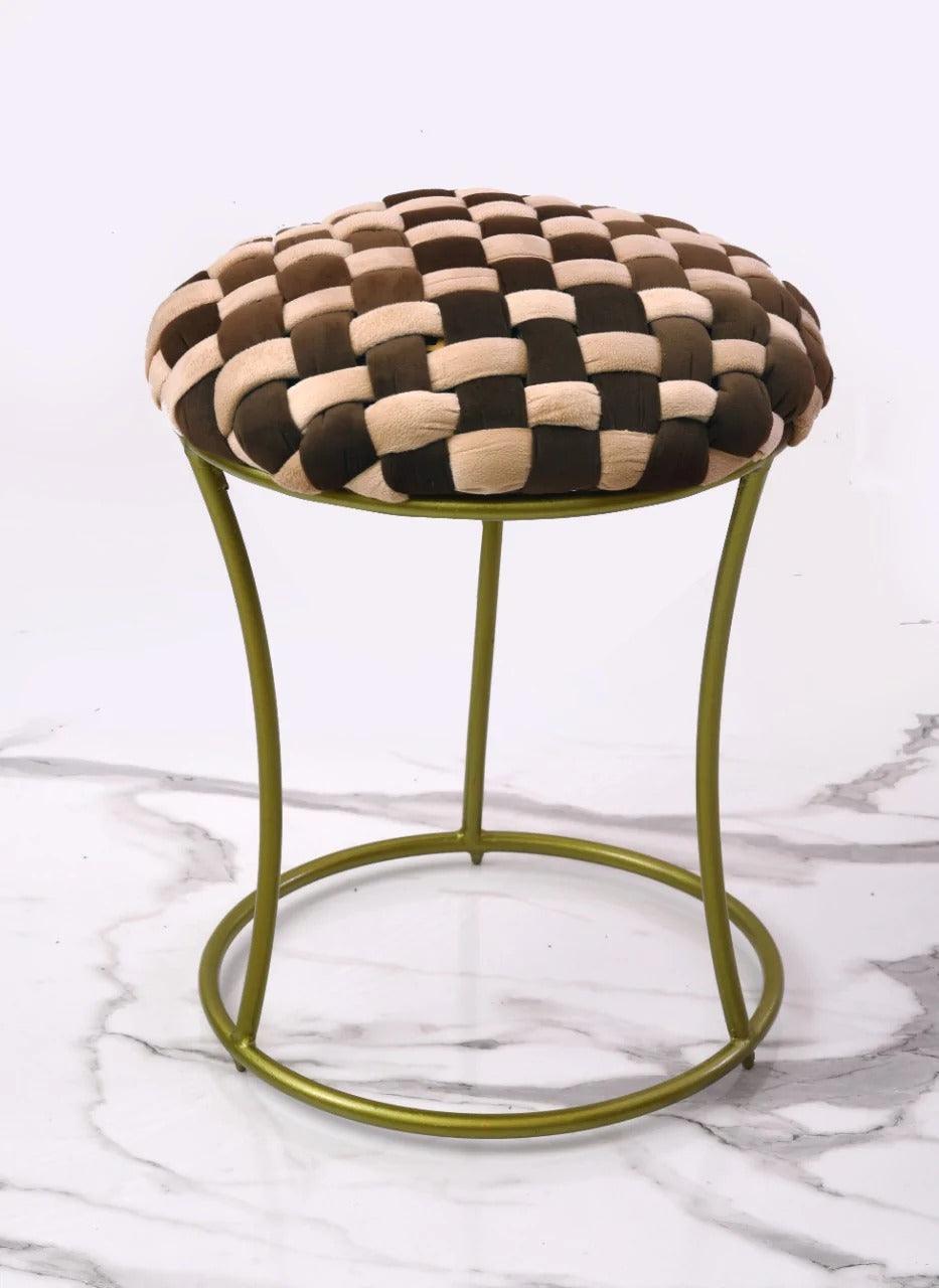 Luxury Creative Large Stool With Steel Frame -1098 - 92Bedding