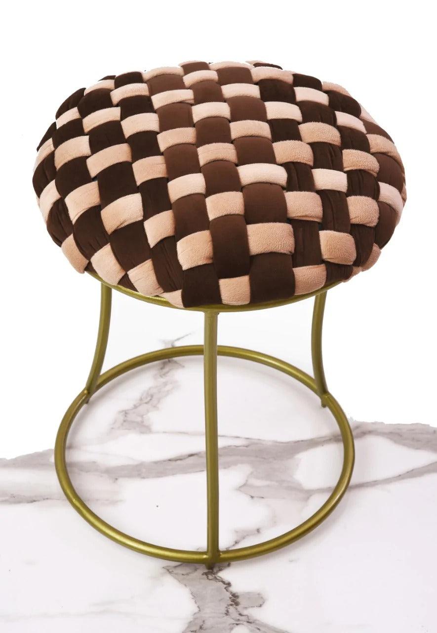 Luxury Creative Large Stool With Steel Frame -1098 - 92Bedding