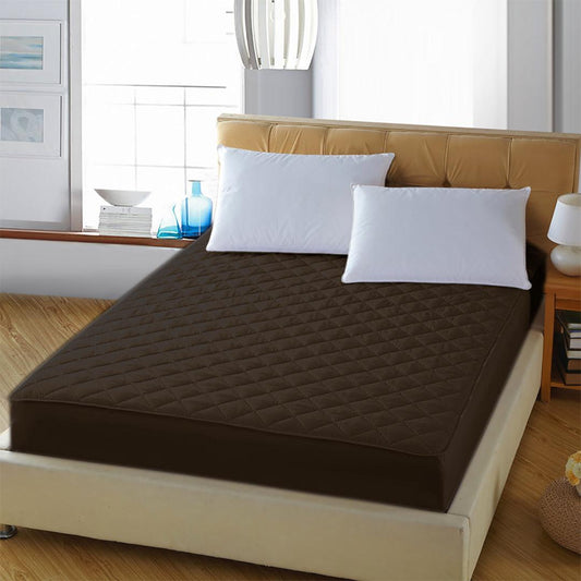 Waterproof Mattress Protector - Brown - 92Bedding