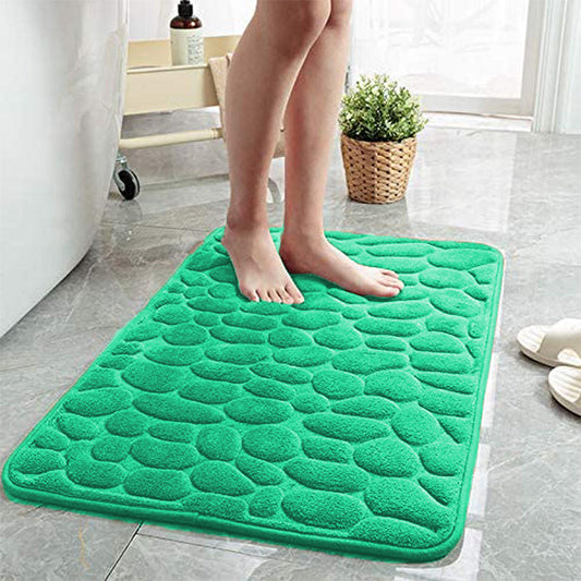 Cobblestone Embossed Bathroom Bath Mat - 031