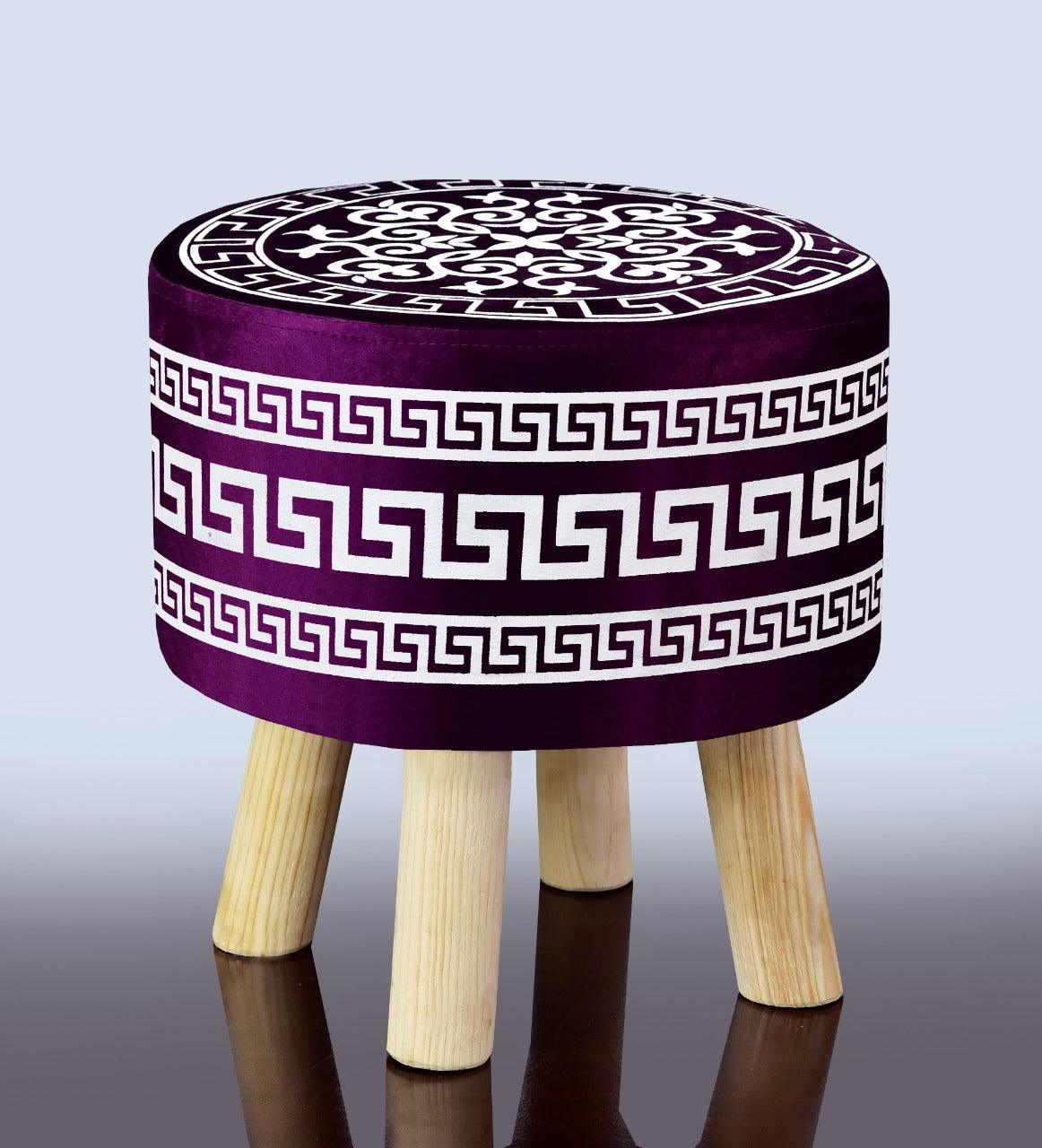 Wooden stool Vercase Design round shape-743 - 92Bedding