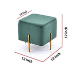 Wooden stool Square shape With Steel Stand - 156 - 92Bedding
