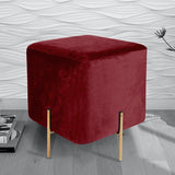 Wooden stool With Steel Stand -275 - 92Bedding