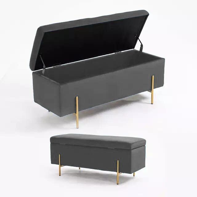 3 Seater Storage Box With Steel Stand- 966 - 92Bedding