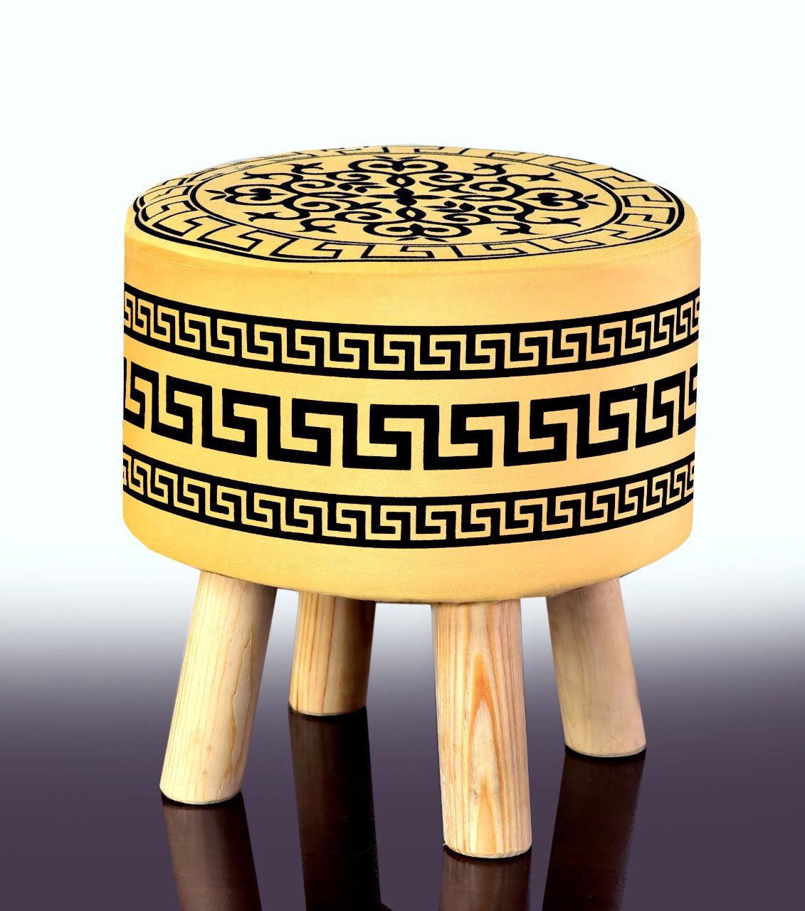 Wooden stool Vercase Design round shape-744 - 92Bedding