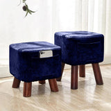 Wooden stool Square shape With Pocket - 152 - 92Bedding