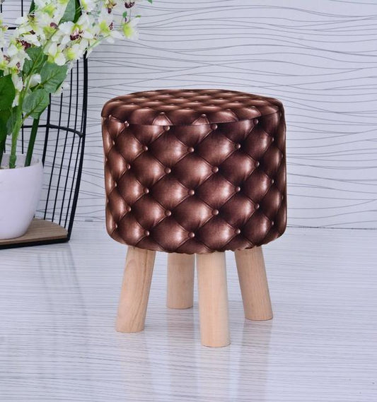 Wooden stool Round shape-244 - 92Bedding