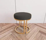 Luxury Stool With Steel Stand-633 - 92Bedding