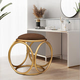 Round stool 1 Seater With Steel Stand -363 - 92Bedding