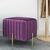 Wooden stool With Steel Stand - 192 - 92Bedding