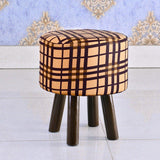 Wooden stool round shape-394 - 92Bedding
