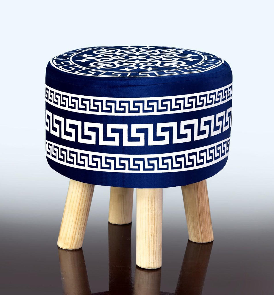 Wooden stool Vercase Design round shape-745 - 92Bedding