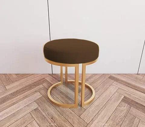 Luxury Stool With Steel Stand-634 - 92Bedding