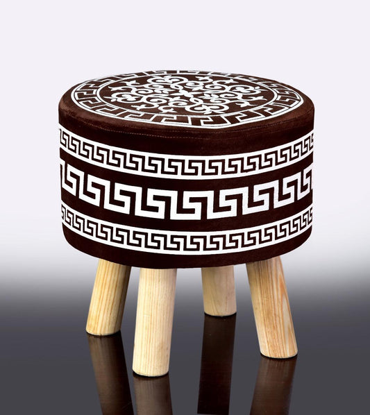 Wooden stool Vercase Design round shape-747 - 92Bedding