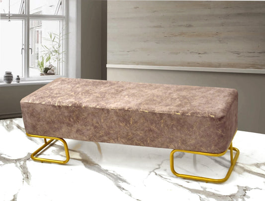 3 Seater Luxury Sprinkle Shade Wooden Stool With Steel Stand -1280