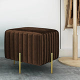 Wooden stool With Steel Stand - 193 - 92Bedding