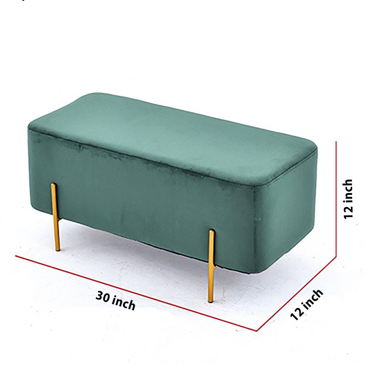 Wooden stool 2 Seater With Steel Stand - 169 - 92Bedding