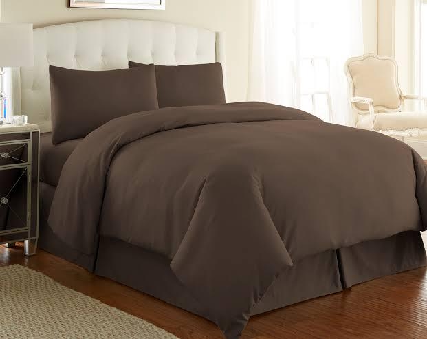 Luxury Chocolate Brown Duvet Set - 8 Pieces - 92Bedding