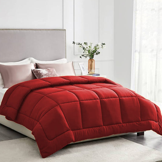 Luxury Soft Winter Comforter Maroon