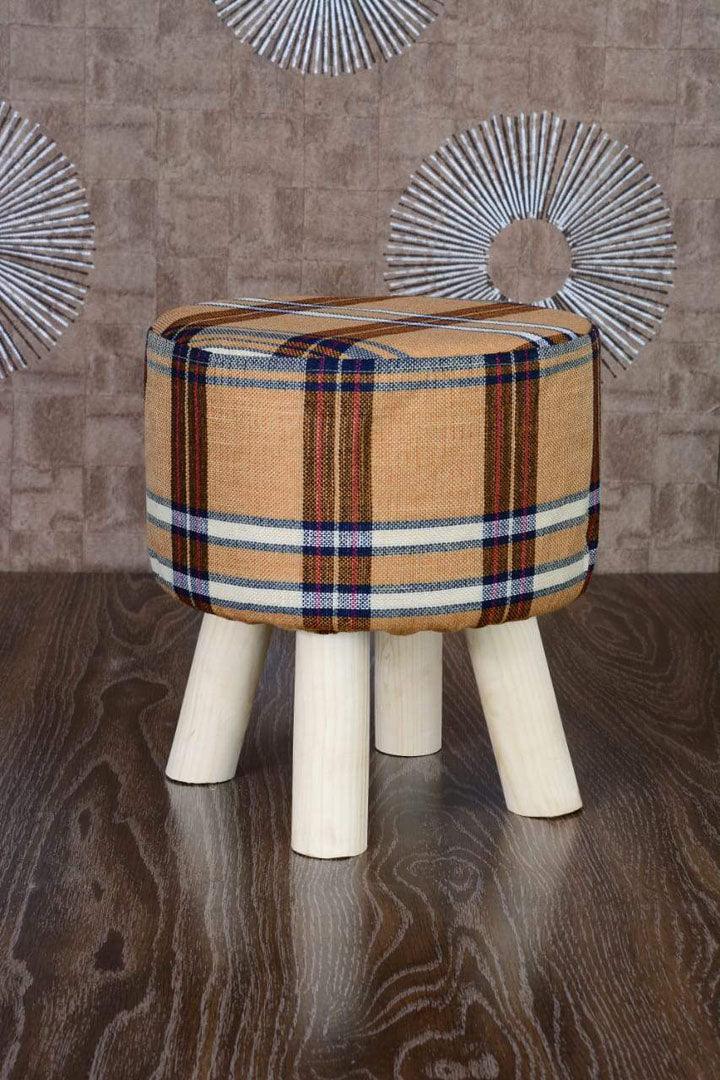 Wooden stool round shape-37 - 92Bedding