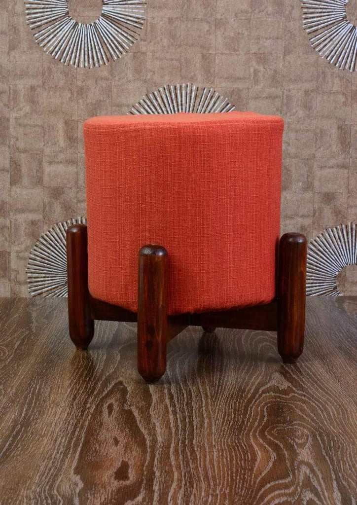 Wooden stool round shape-42 - 92Bedding