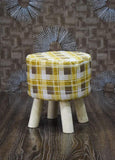 Wooden stool round shape-50 - 92Bedding