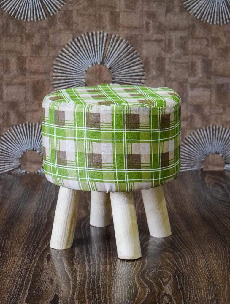 Wooden stool round shape-51 - 92Bedding