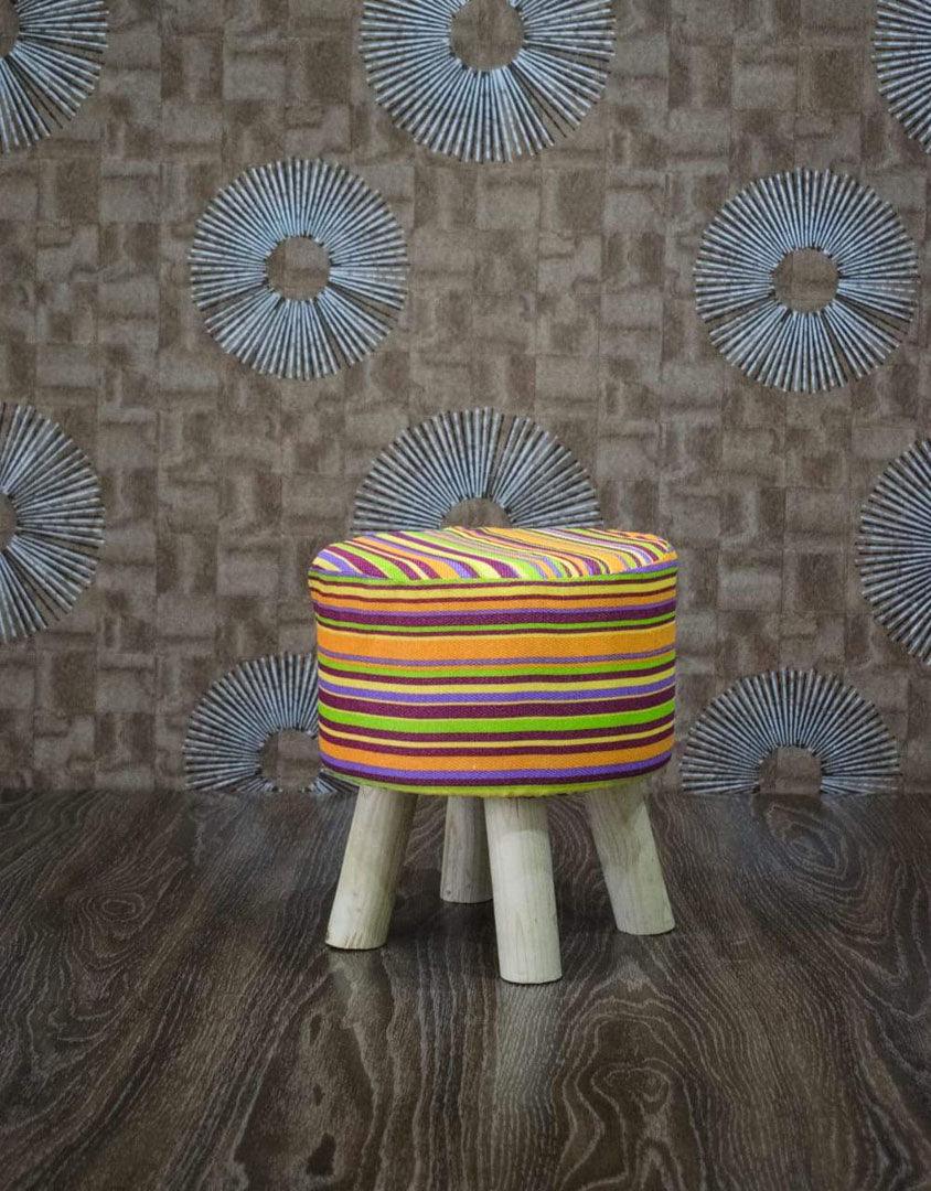 Wooden stool round shape-52 - 92Bedding