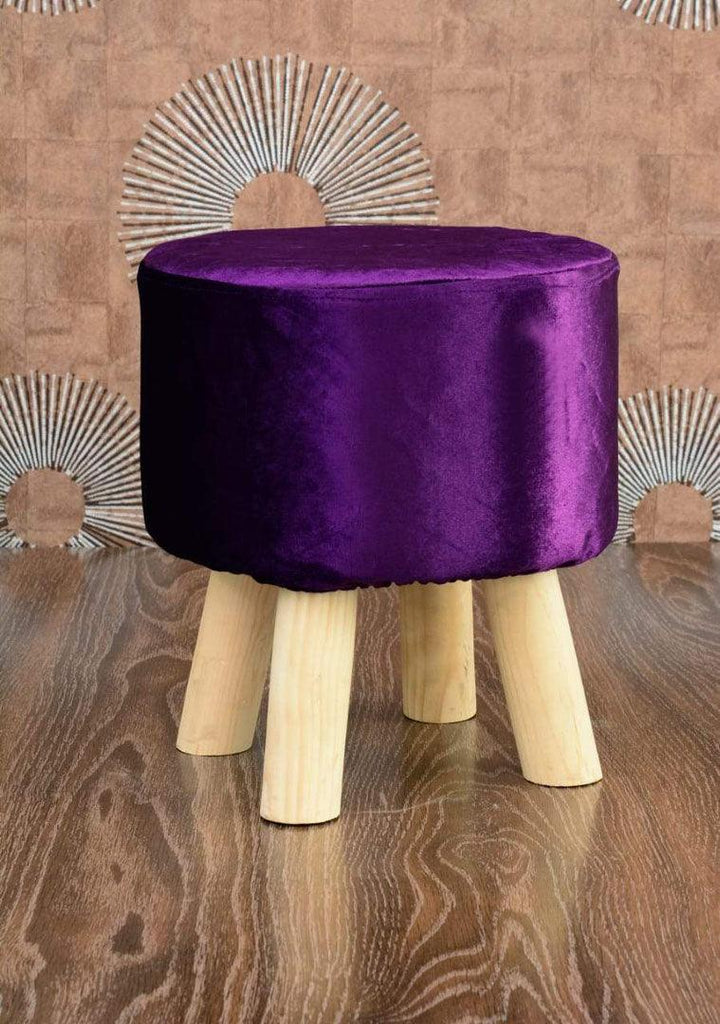 Wooden stool round shape-64 - 92Bedding
