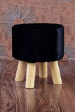 Wooden stool round shape-65 - 92Bedding
